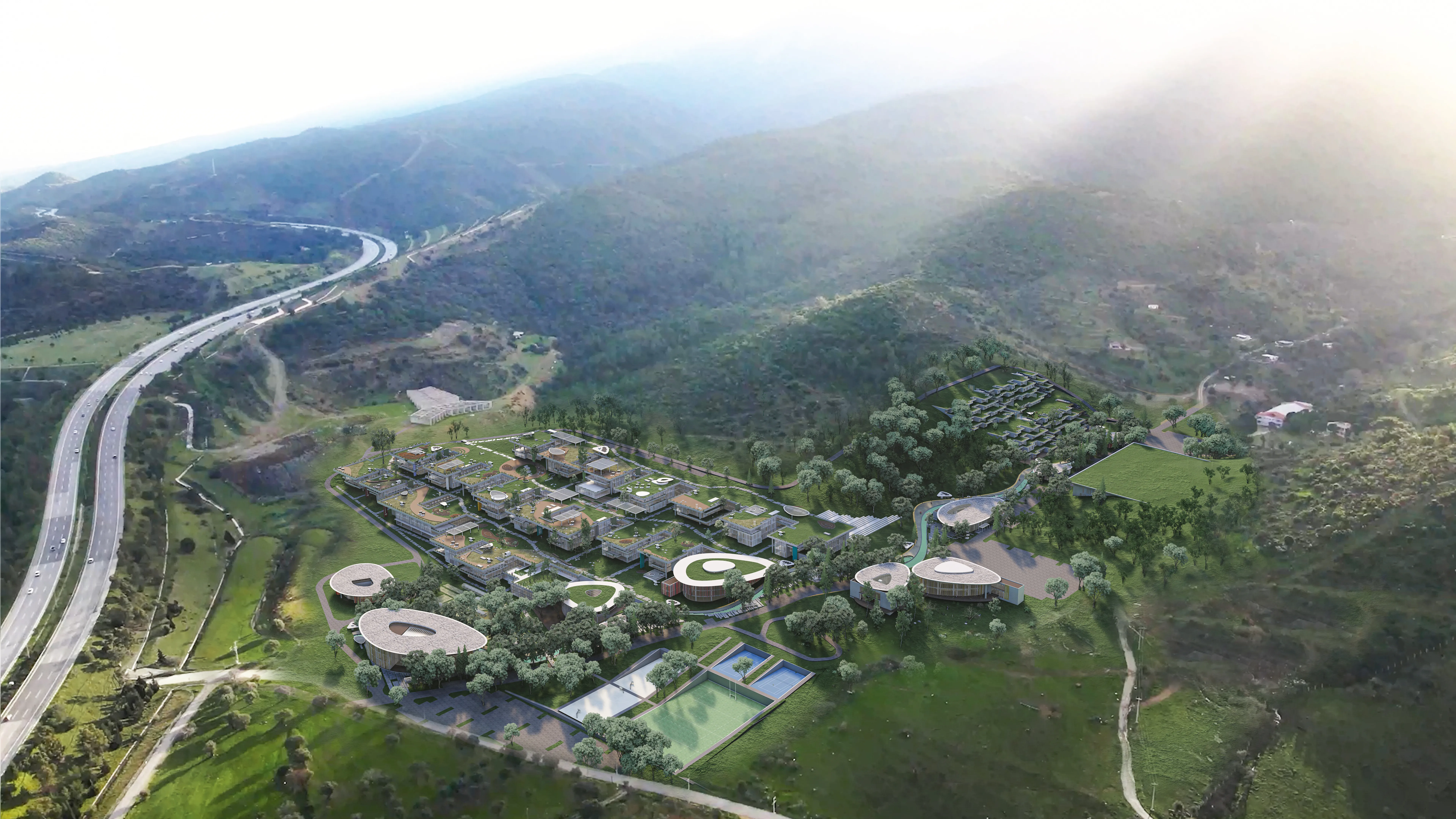 İzmir Ekonomi Üniversitesi Güzelbahçe Yerleşkesi Mimari Proje Yarışması – 4. Mansiyon